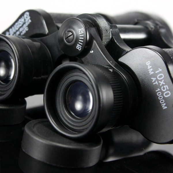 Objectifs 50 mm traités FMC anti-reflets des jumelles militaires 10x50